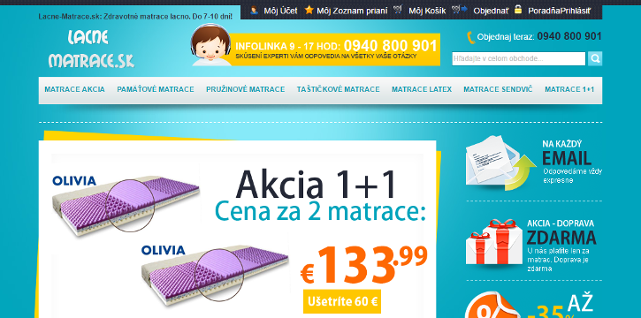 Lacne-Matrace.sk
